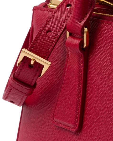 prada saffiano red or black|prada medium saffiano leather bag.